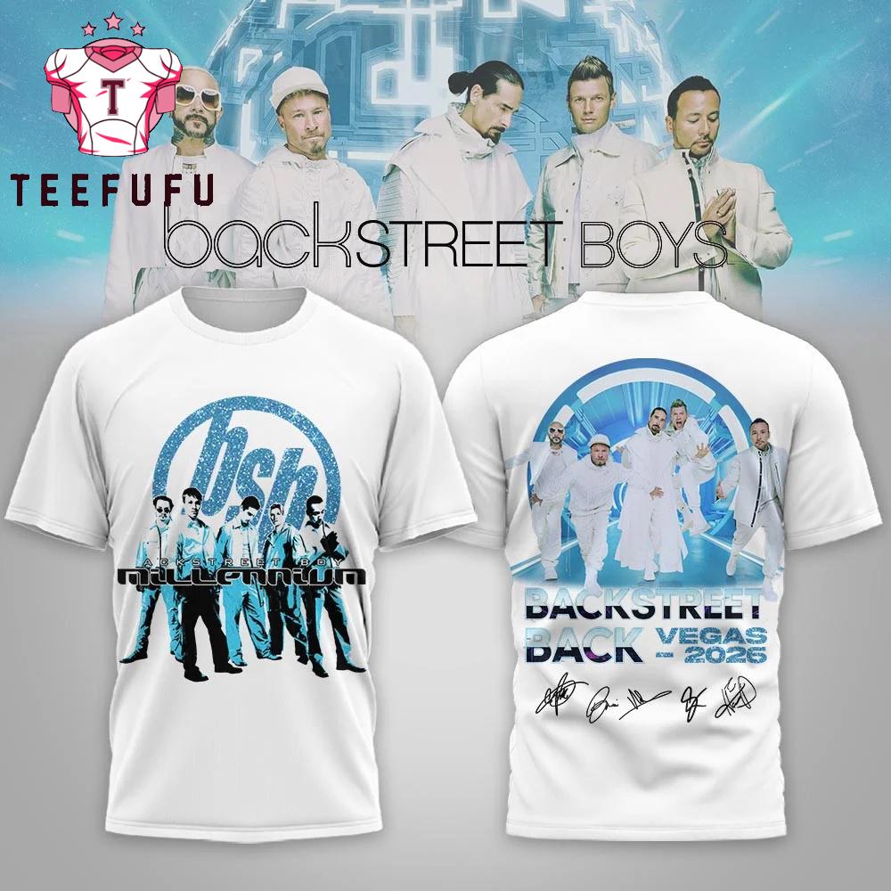 Back Street Boys Las Vegas 2026 Tour 3D Shirt