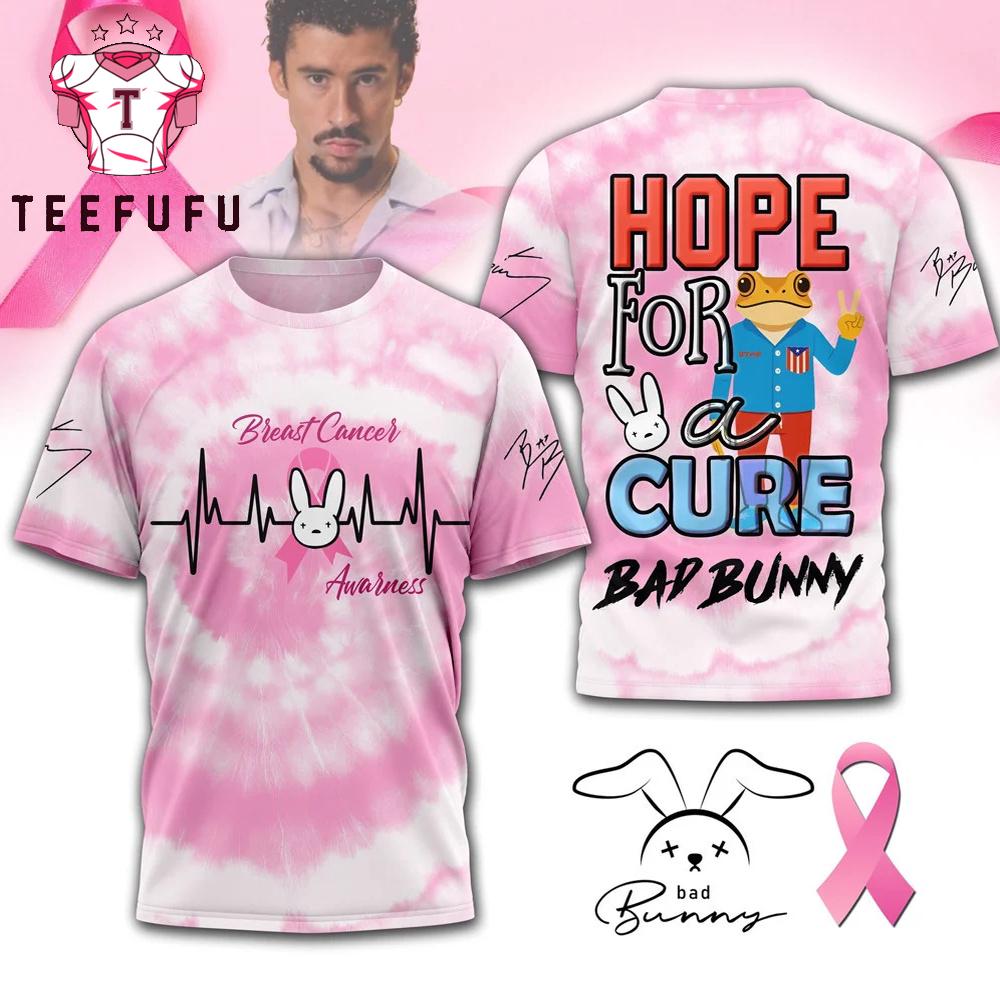 Bad Bunny Tackle Breast Cancer 2026 All Over Print Shirt