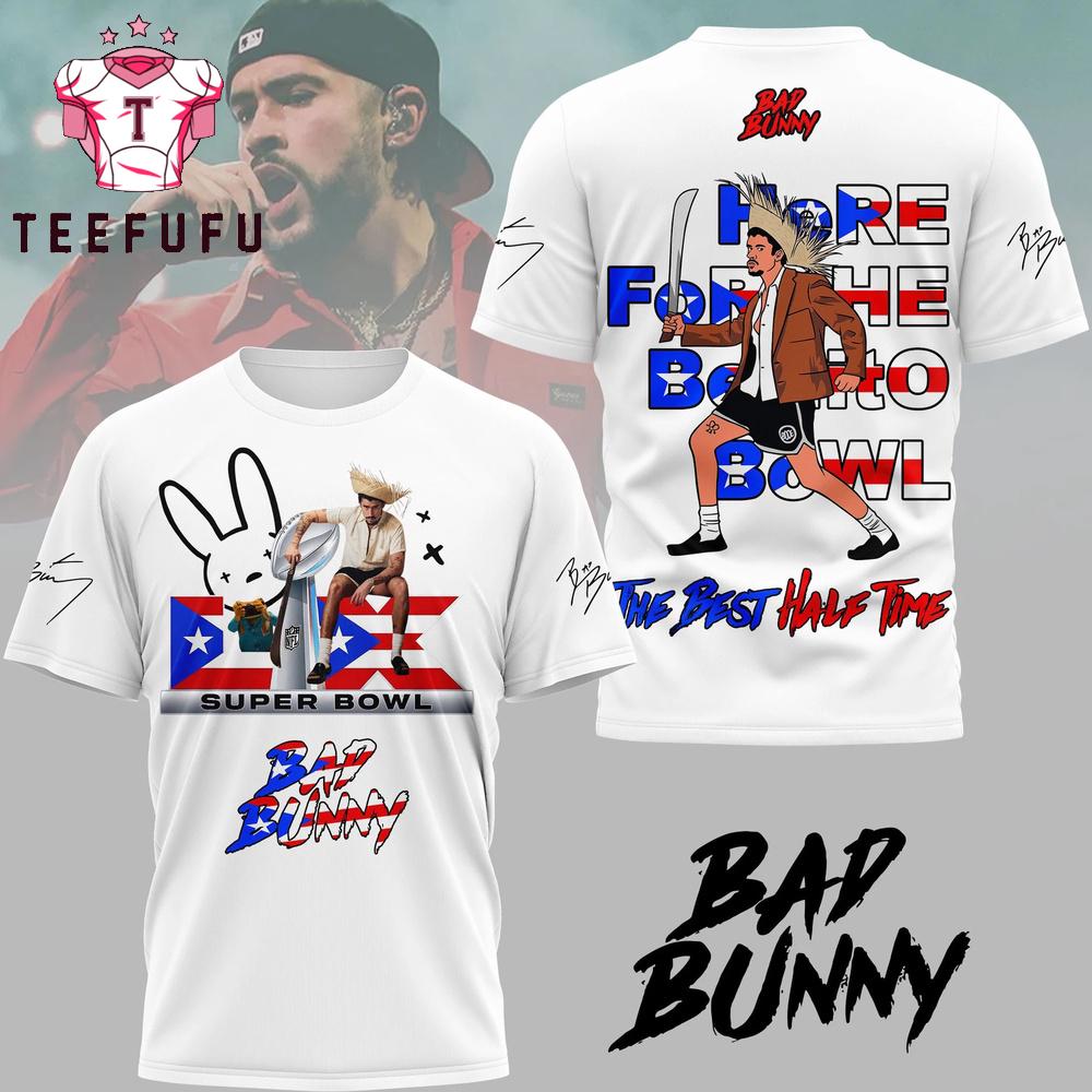 Bad Bunny The Best Half Time Super Bowl 2026 T Shirt