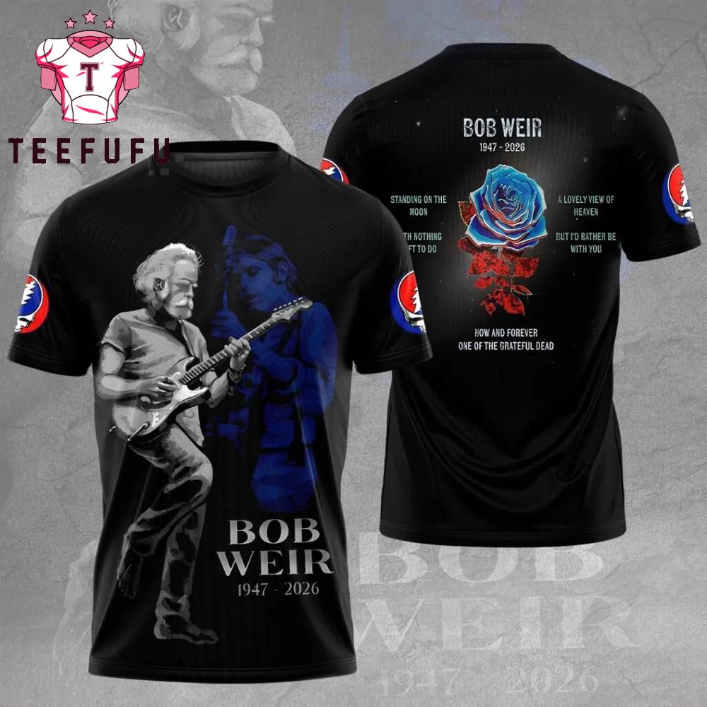 Bob Weir Grateful Dead Timeless Rock Legend 3D Shirt