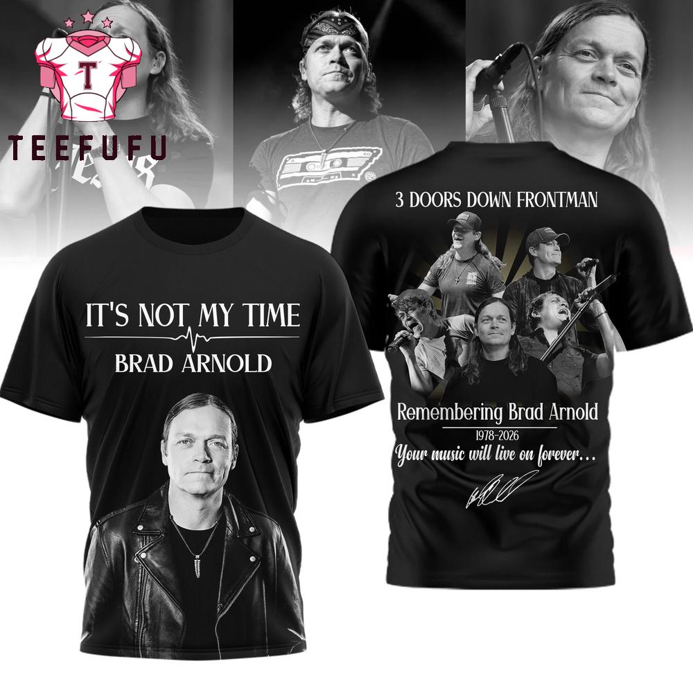 Brad Arnold 1978-2026 Music Forever 3D Shirt