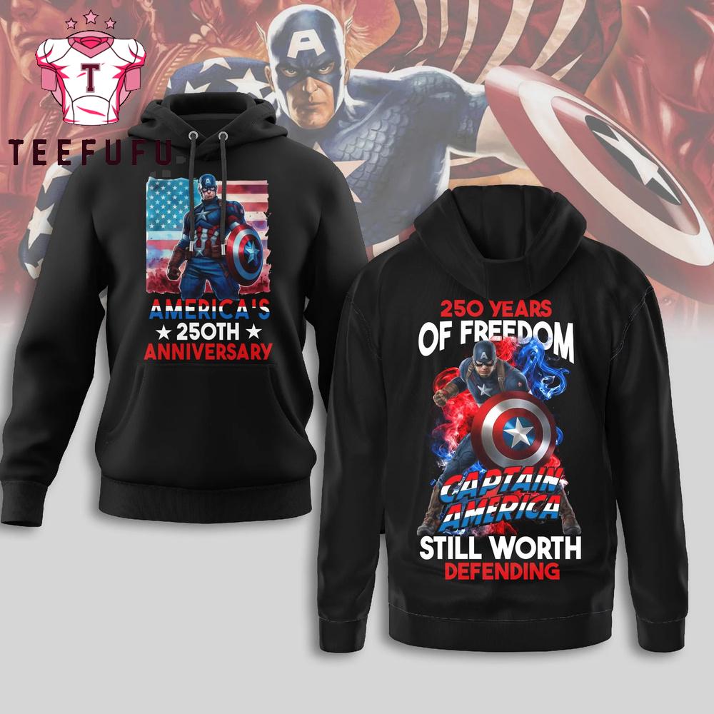 Captain America 250 Years of Freedom Hoodie