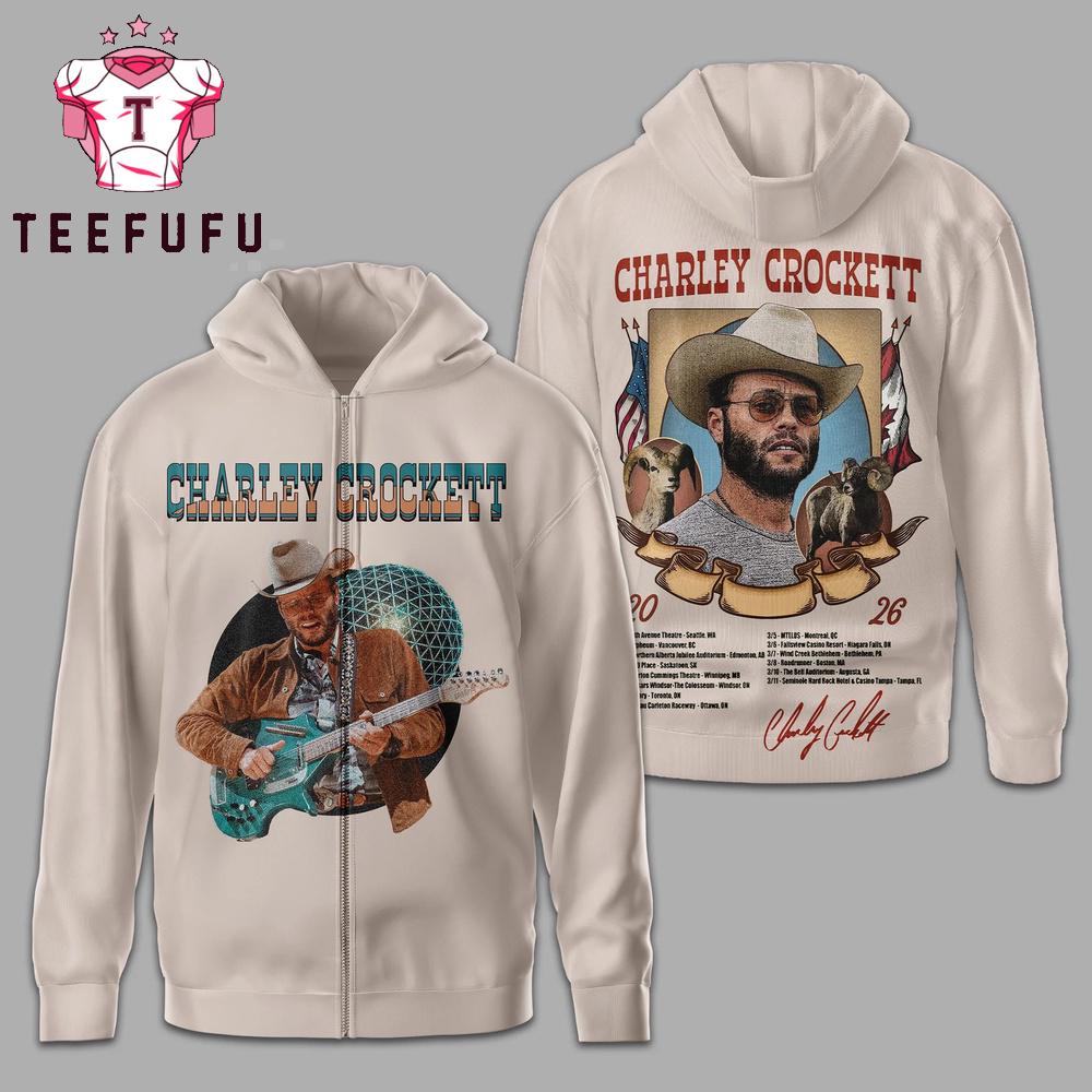 Charley Crockett Guitar Music 2026 Hoodie