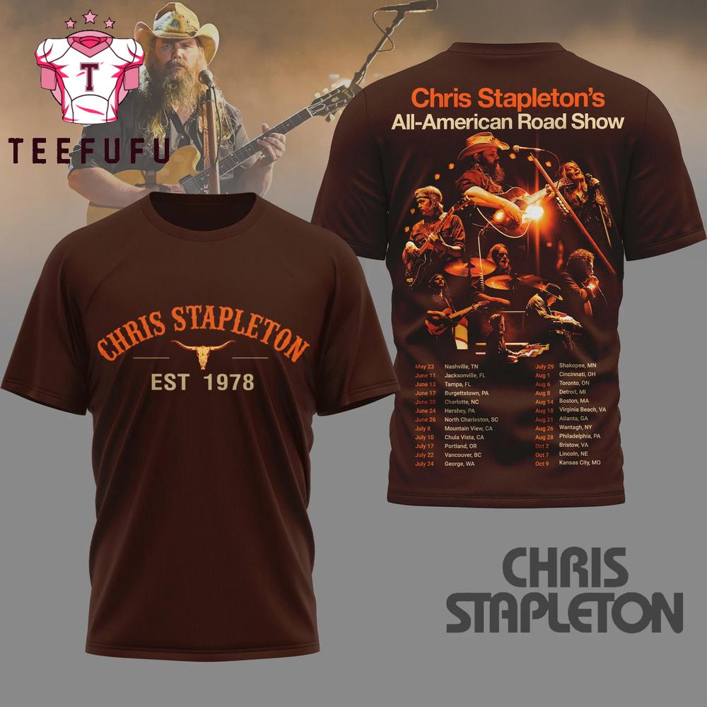Chris Stapleton All-AMerican Road Show 2026 T Shirt