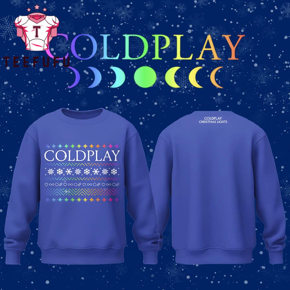 Coldplay Christmas Lights New Design Sweatshirt