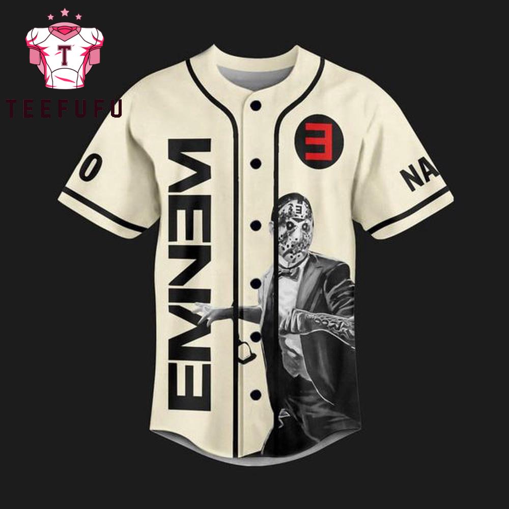 Eminem The Death Of Slim Shady Personalized Baseball Jersey
