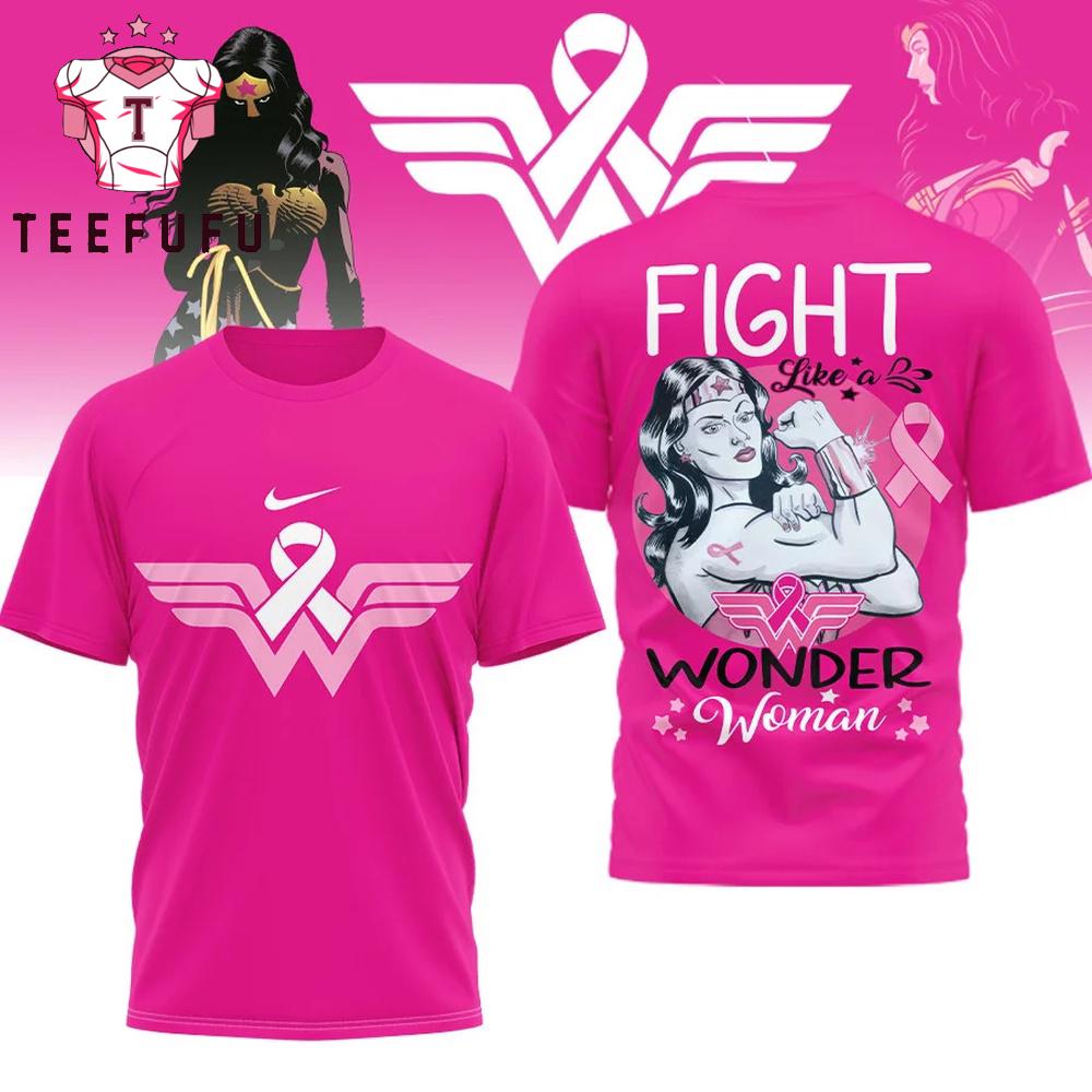 Fight Like a Wonder Woman Pink 3D Shirt
