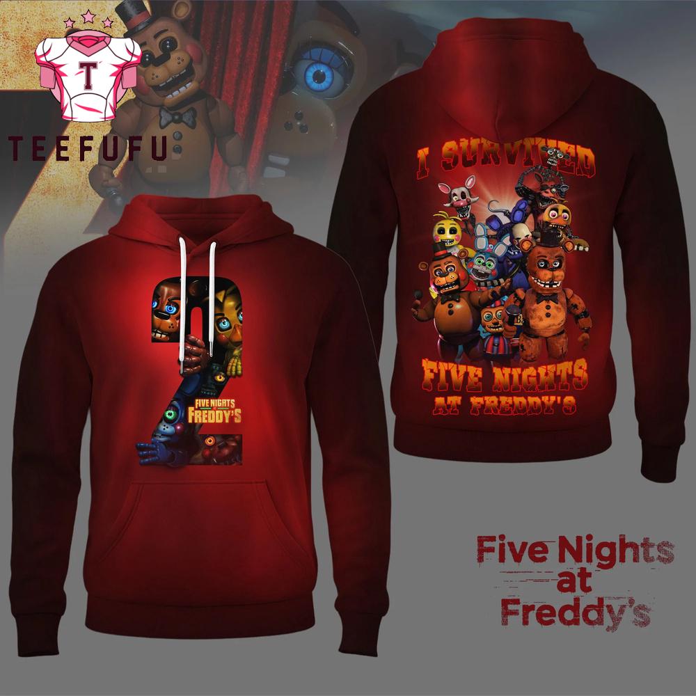 Five Nights at Freddy's I Survived 2026 Hoodie