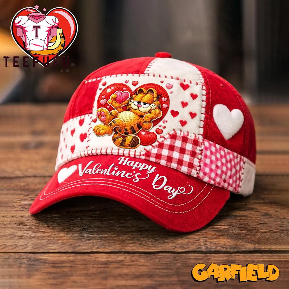 Garfield 2026 Happy Valentine’s Day Classic Cap