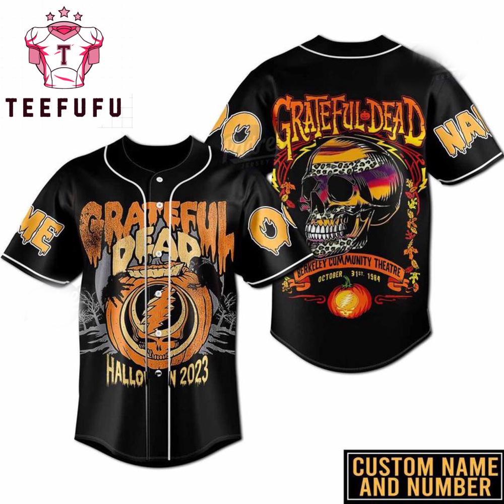 Grateful Dead Halloween Custom Baseball Jersey