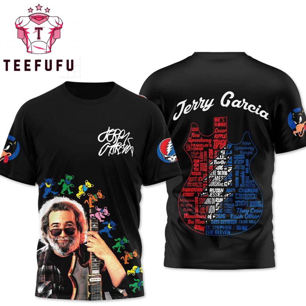 Grateful Dead Jerry Garcia 3D Shirt