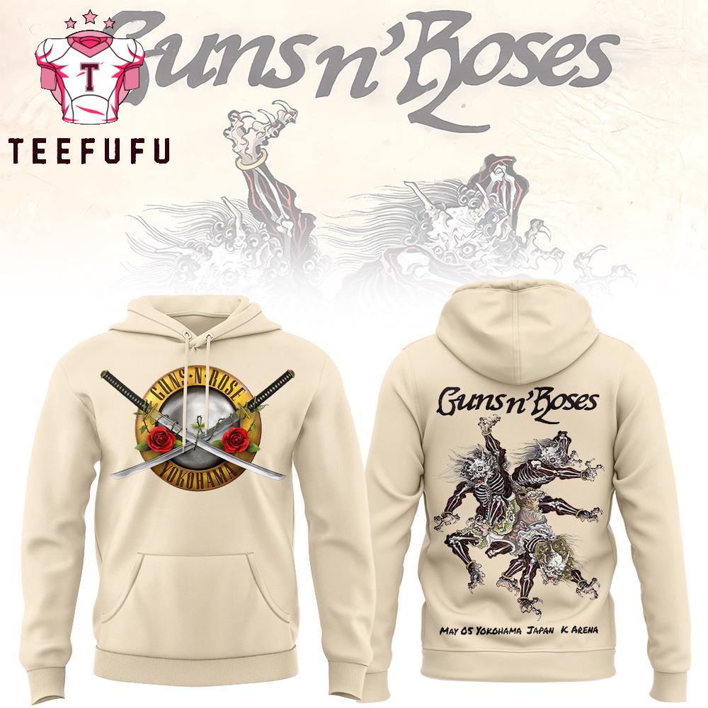 Guns N' Roses Yokohama Music Concert 2025 3D Printed Hoodie