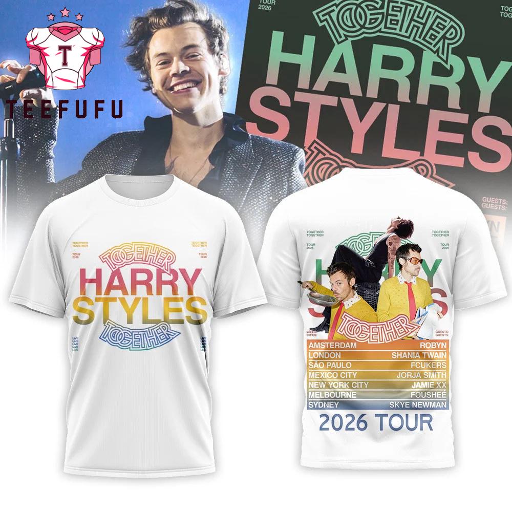 Harry Styles Together 2026 Tour White T Shirt