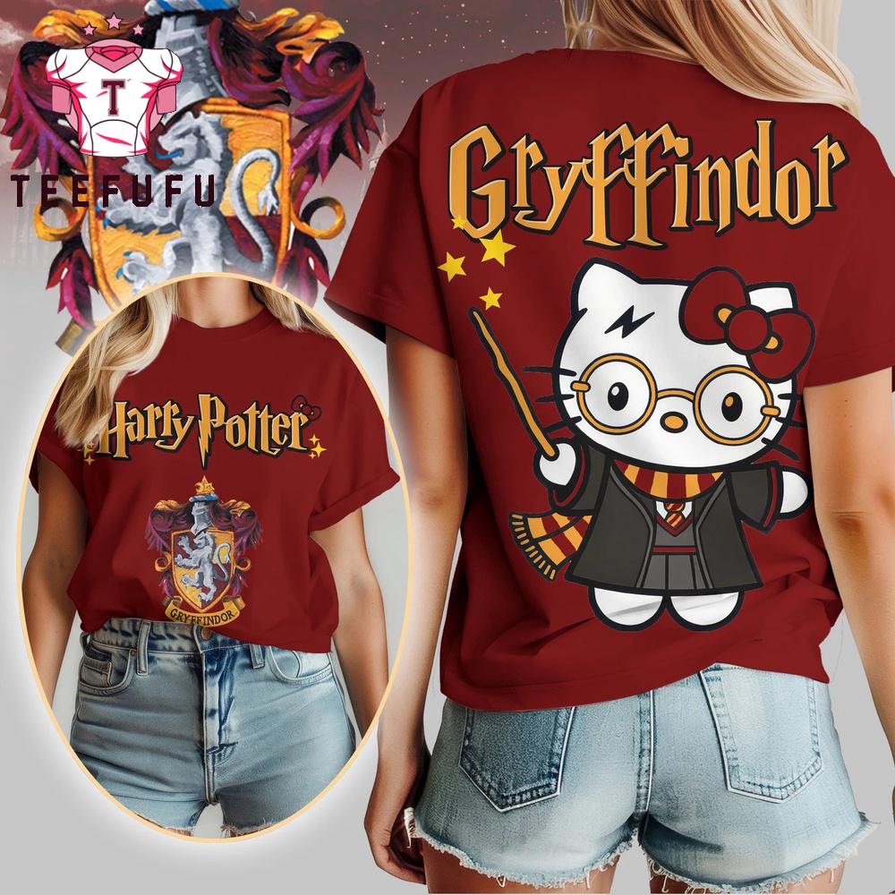Hello Kitty x Harry Potter Red T Shirt