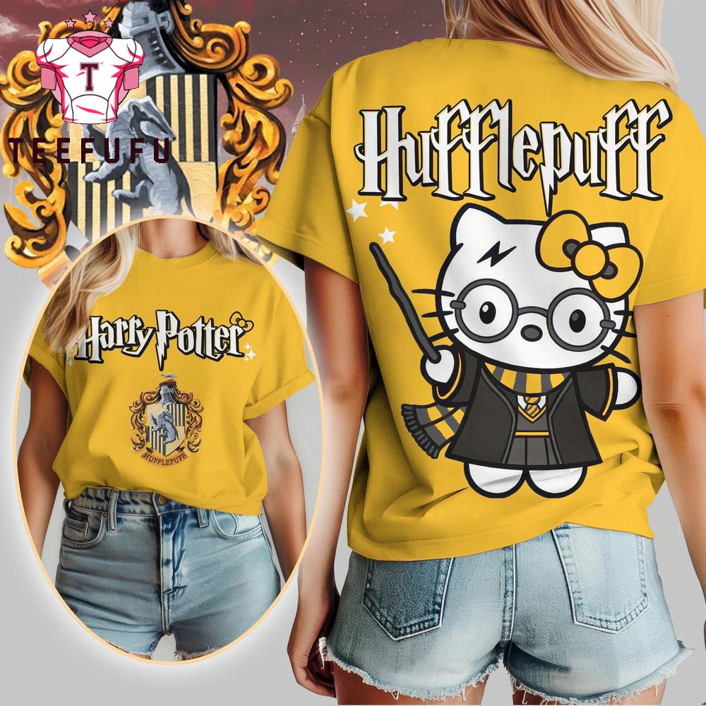 Hello Kitty x Harry Potter Yellow T Shirt