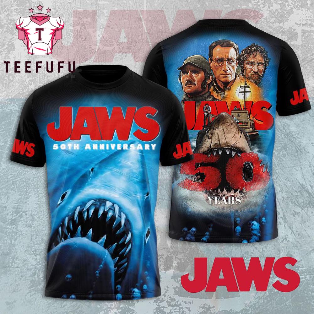 Jaws Returns Thrilling 3D Shark Tee from the Deep
