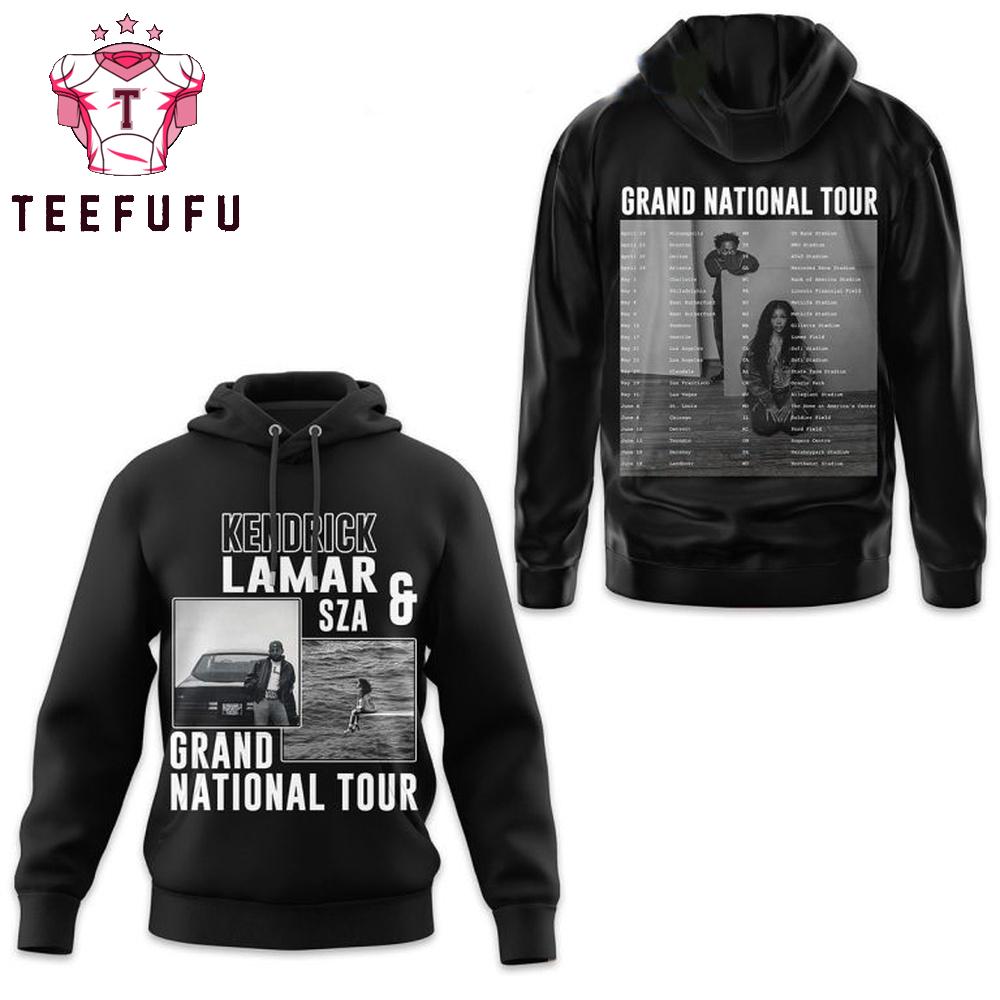 Kendrick Lamar SZA Grand National Tour 2025 Hoodie