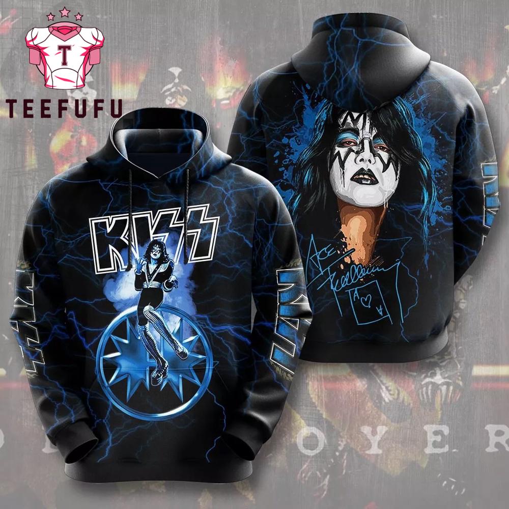 Kiss Band Rock N Roll All Over Print Hoodie