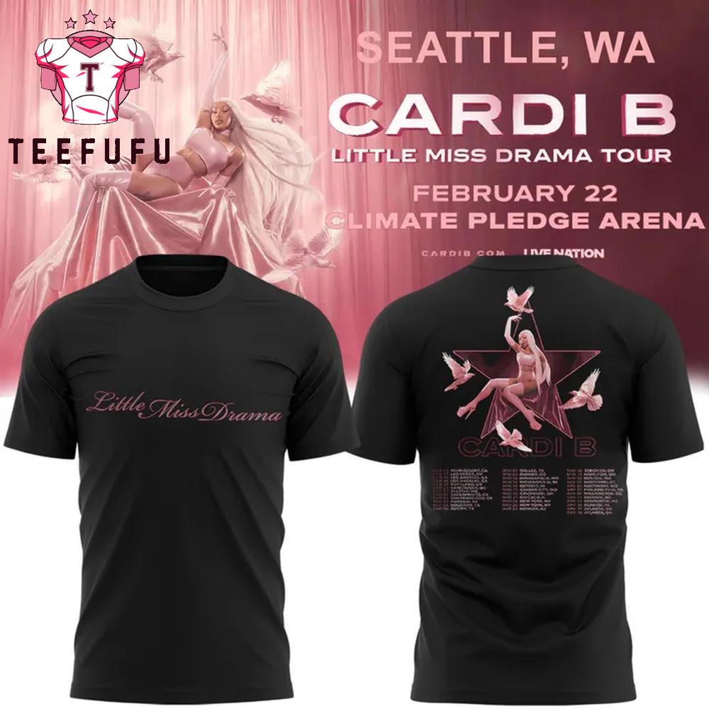 Little Miss Dramma Tour Cardi B 2026 Fan T Shirt