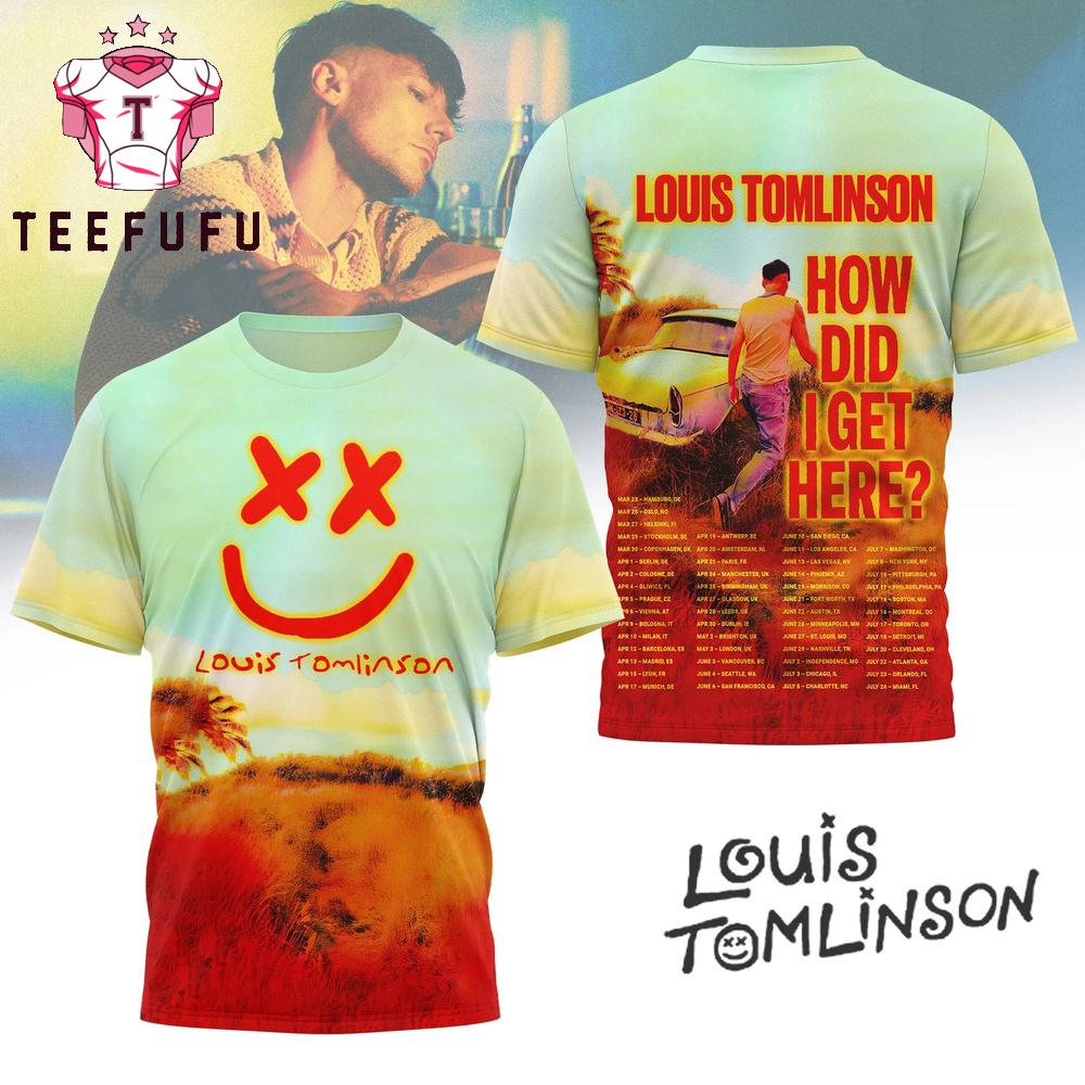 Louis Tomlinson How Did I Get Here 3D Shirt