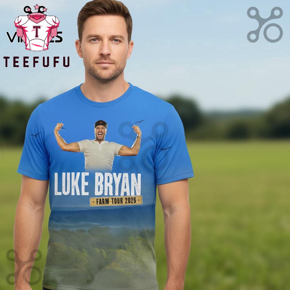 Luke Bryan Farm Tour 2026 Limited Edition 3D Shirt