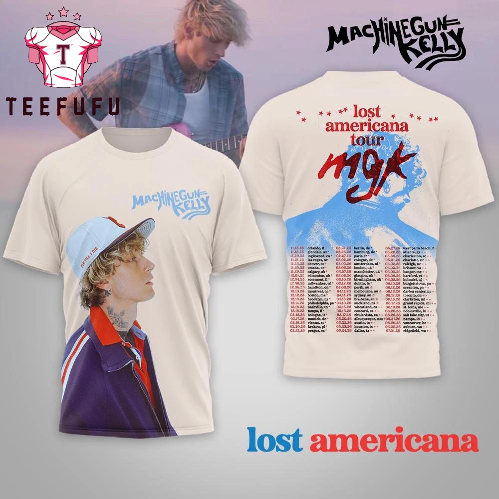 Machine Gun Kelly Lost Americana 2025 Tour 3D Shirt