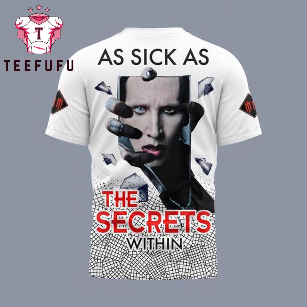 Marilyn Manson As Sick As The Secrets Within Limited 3D Shirt
