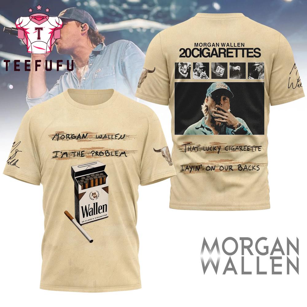 Morgan Wallen 20Cigarettes 2026 3D Shirt