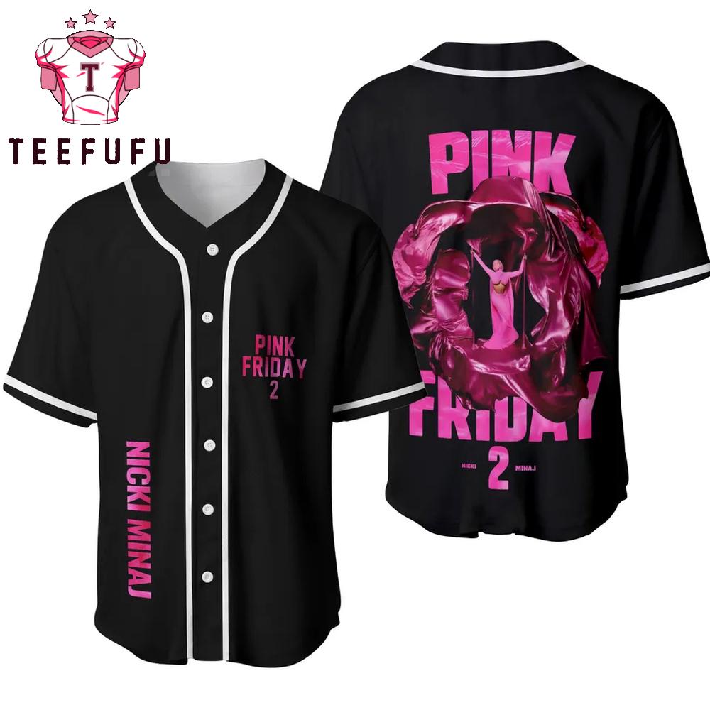 Nicki Minaj Pink Friday 2 World Tour 2025 Baseball Jersey