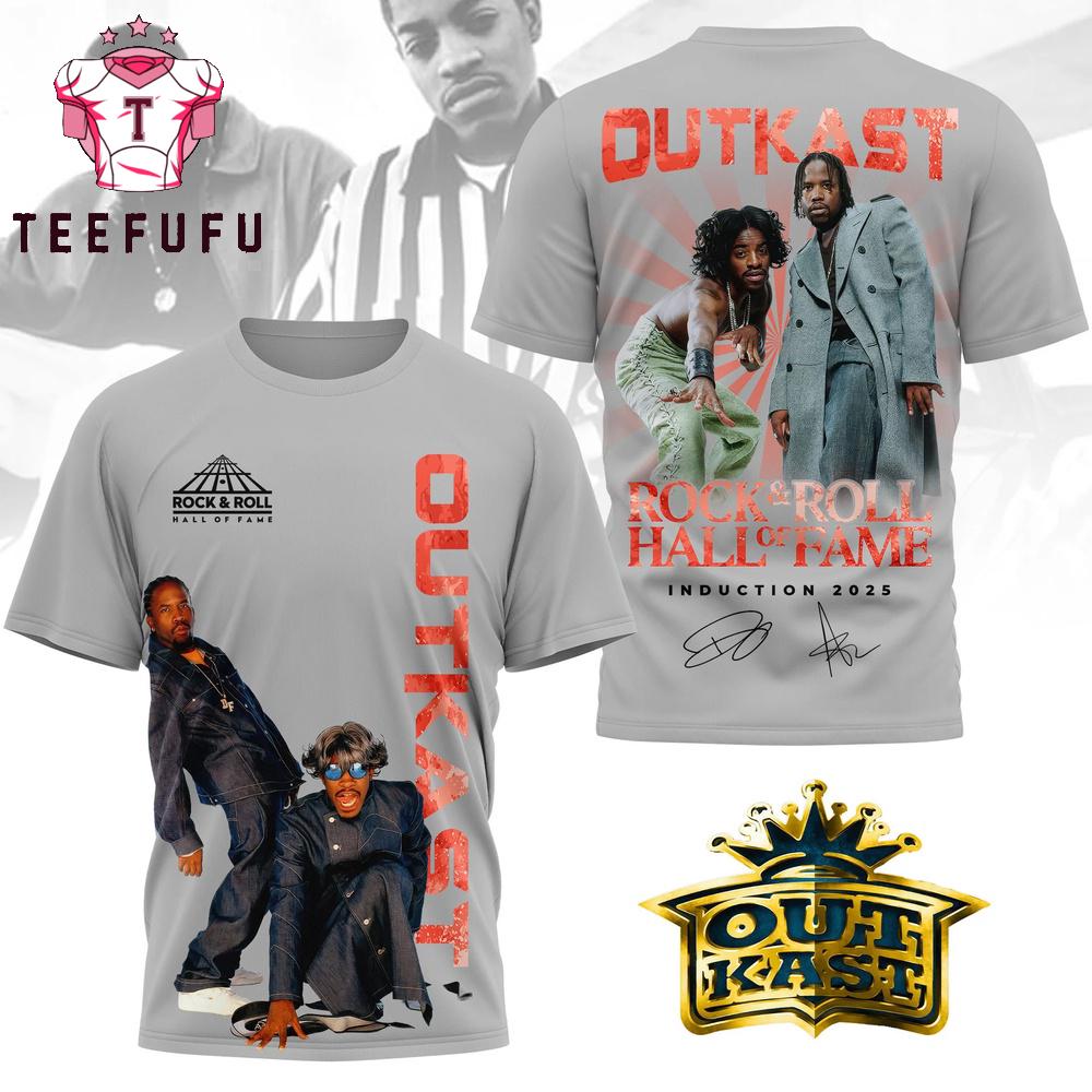 OutKast Rock And Roll Hall of Fame Induction 2025 Signature Limited Edition 3D Shirt