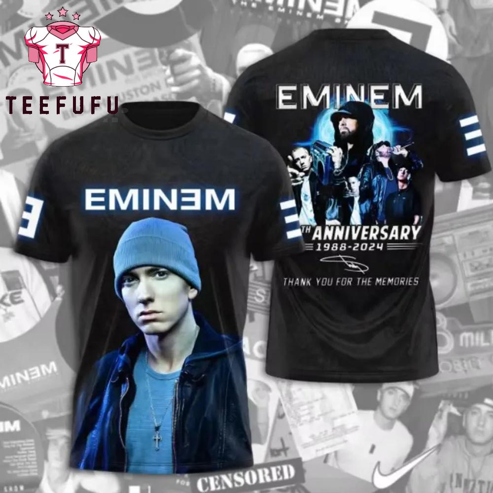Popular Rapper Eminem 3D Printed Shirt