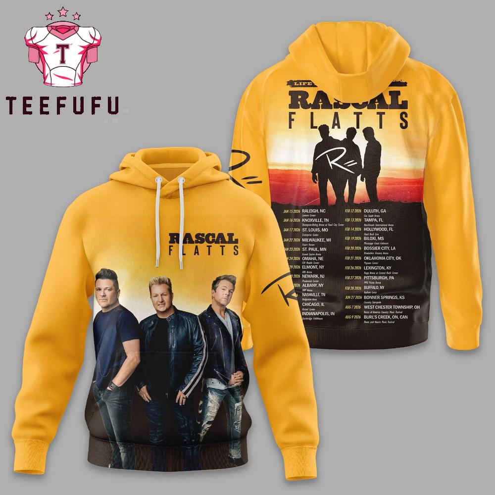Rascal Flatts Life is a Highway Tour 2026 Hoodie