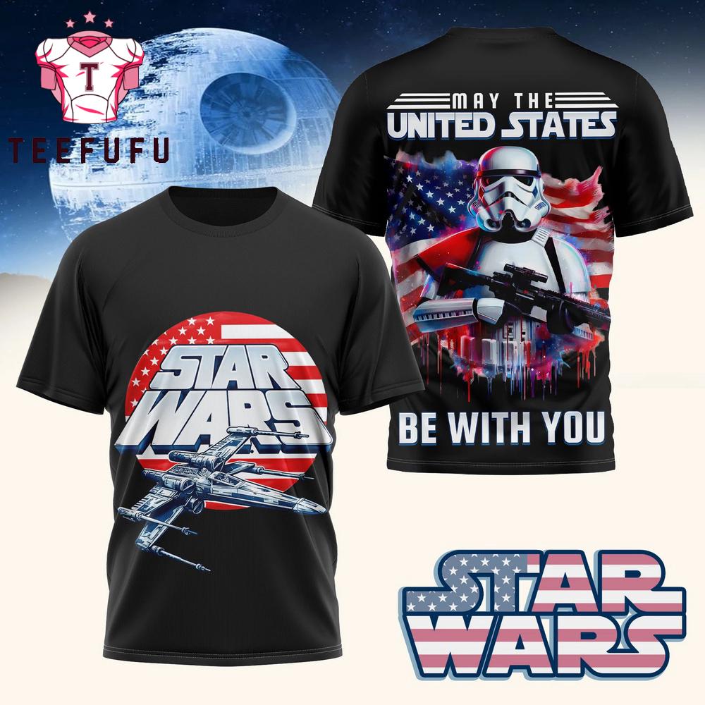 Star Wars May The US Be With You 3D T Shirt