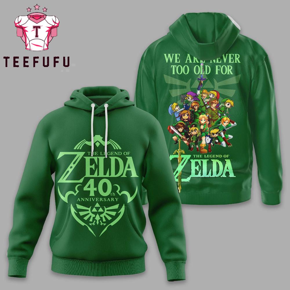 The Legend of Zelda 40th Anniversary Hoodie