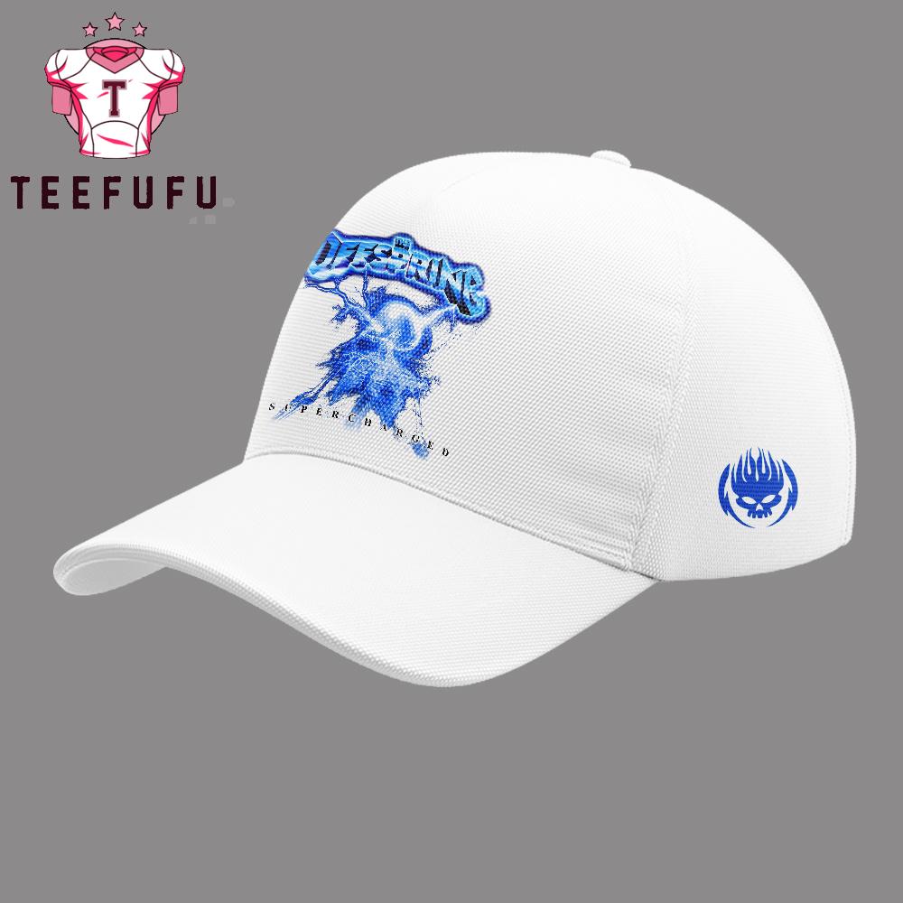 The Offspring Supercharged Worldwide in 25 Simple Plan Scheduler White Baseball Cap