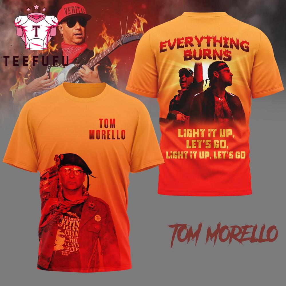 Tom Morello Everything Burns 3D Shirt