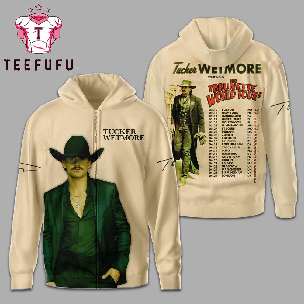 Tucker Wetmore the Brunette World Tour 2026 Hoodie