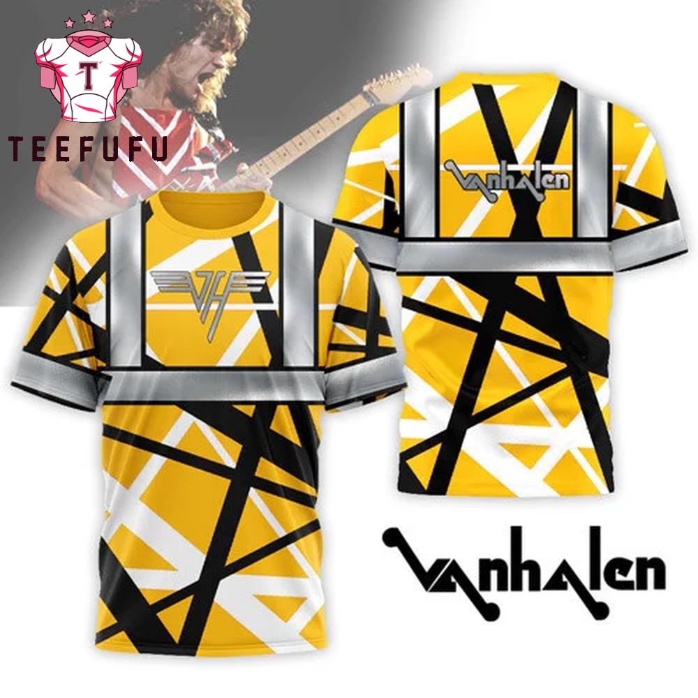 Vanhalen Hi-Vis Safety Limited Yellow T Shirt