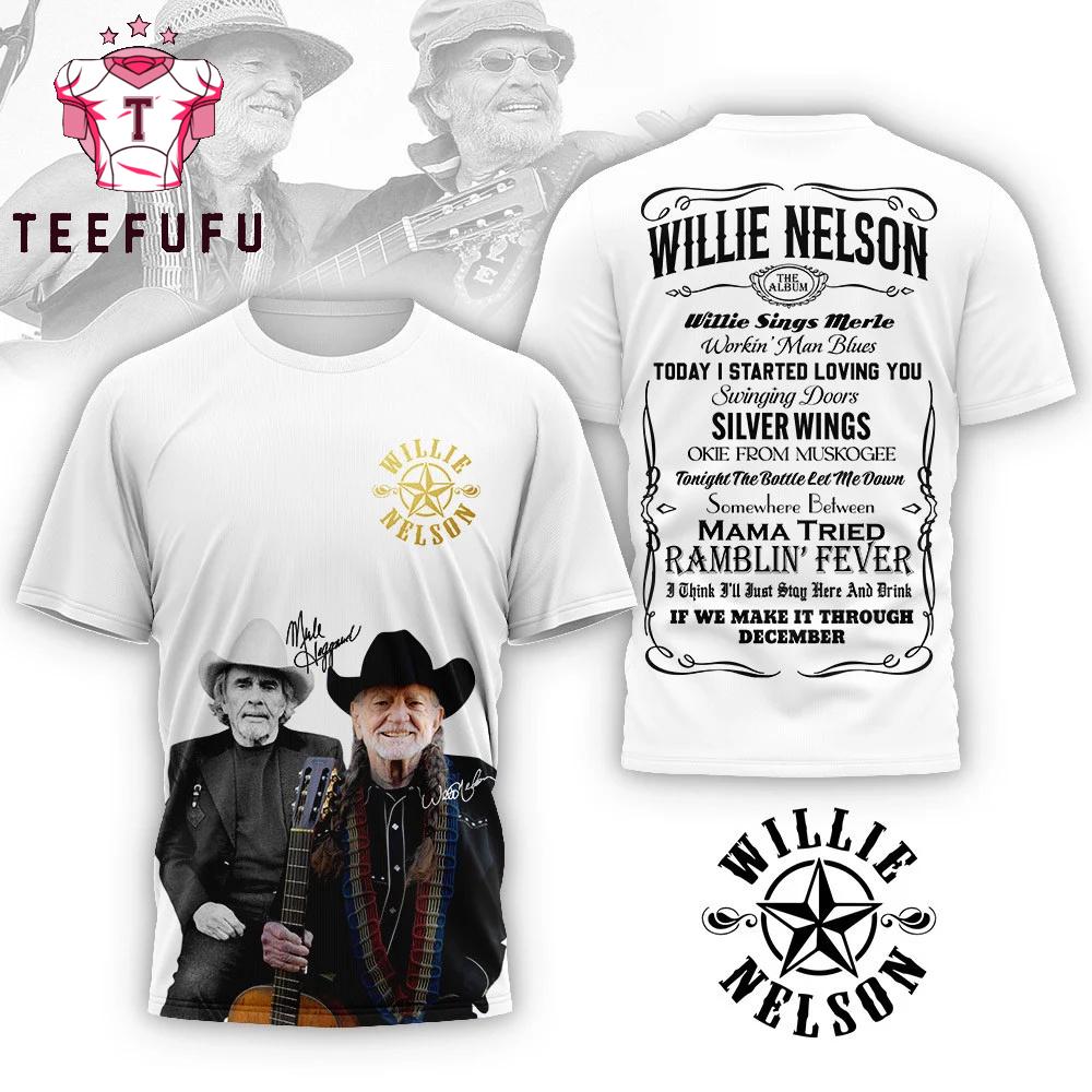 Willie Nelson 2026 New Album 3D Shirt